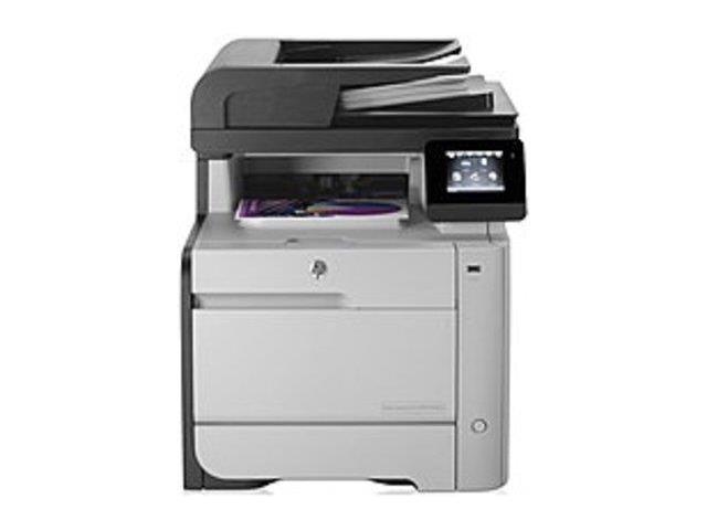 HP LaserJet Pro CF385ABGJ M476nw Wireless Color Laser Multifunction Printer - 600 x 600 dpi - 21 ppm - 300 Sheets - USB 2.0, LAN, Wi-Fi - 110V AC