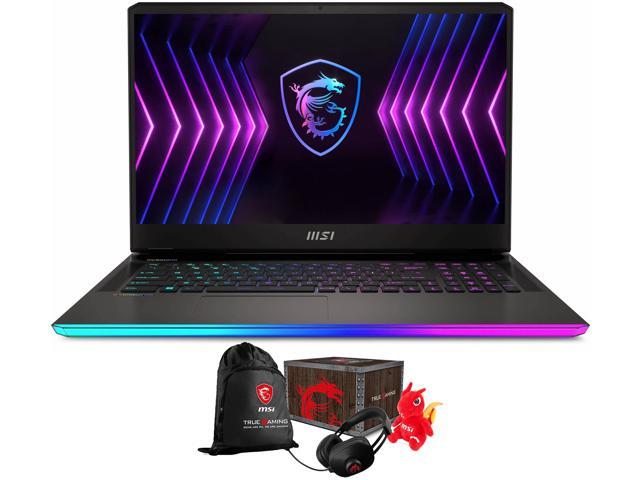 MSI Raider GE77HX 12UGS Gaming & Entertainment Laptop (Intel i7-12800HX 16-Core, 17.3" 240Hz 2K Quad HD (2560x1440), GeForce RTX 3070 Ti, 16GB DDR5 4000MHz RAM, 1TB SSD, Win 11 Pro) with Loot Box