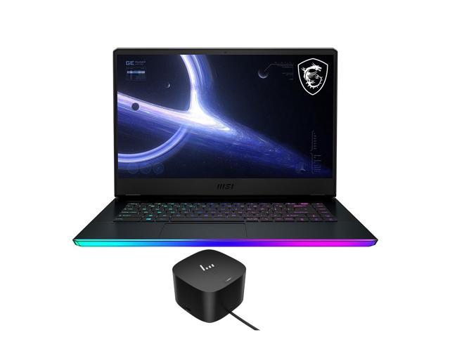 MSI GE66 Raider Gaming Laptop (Intel i9-11980HK 8-Core, 15.6" 240Hz 2K Quad HD (2560x1440), NVIDIA RTX 3070, 32GB RAM, 2x1TB PCIe SSD (2TB), Backlit KB, Wifi, USB 3.2, Win 10 Home) with 120W G4 Dock