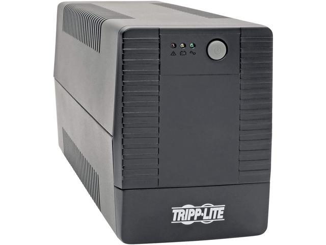 Tripp Lite 650VA UPS Battery Backup, Line Interactive UPS, Automatic Voltage Regulator, 6 Outlets, USB Connectivity, 480W, 120V, 50/60 Hz, Tower (AVRT650U)
