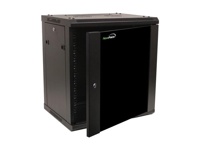 Navepoint 12U Wallmount IT Networking Enclosure 450mm Depth with Fans