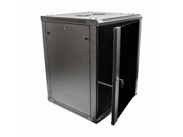 Navepoint 15U Wallmount Networking Cabinet 600mm Depth with Fans