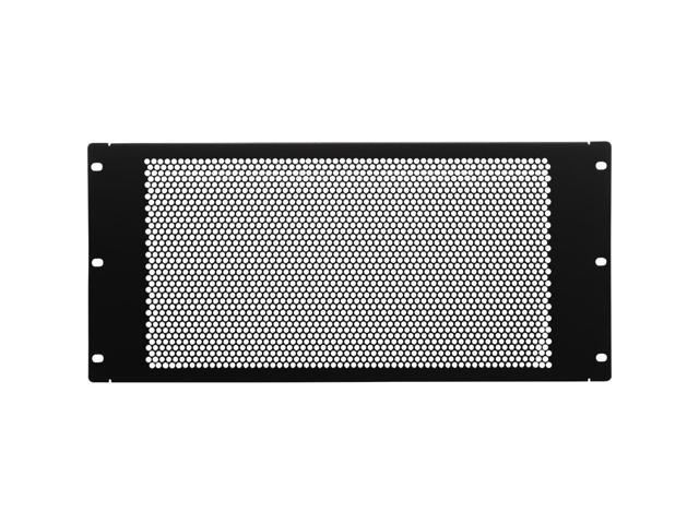 Navepoint 5U Blank Rack Mount Panel Spacer With Venting For 19-Inch Server Network Rack Enclosure Or Cabinet Black