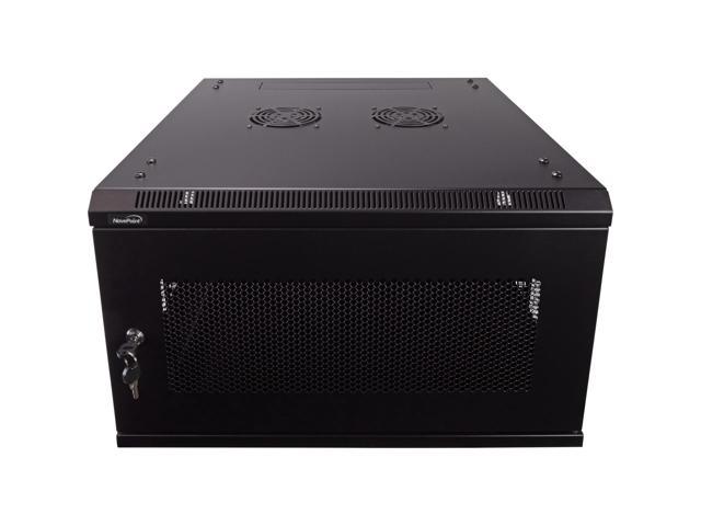 Navepoint 6U Wallmount Networking Perforated Cabinet 600mm Depth with Fans