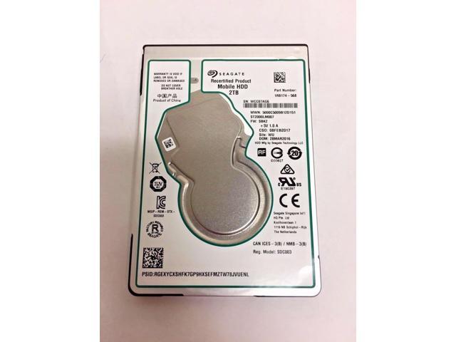 NEW RECERT Samsung Seagate ST2000LM007 2TB 2.5" SATA Notebook Hard Drive