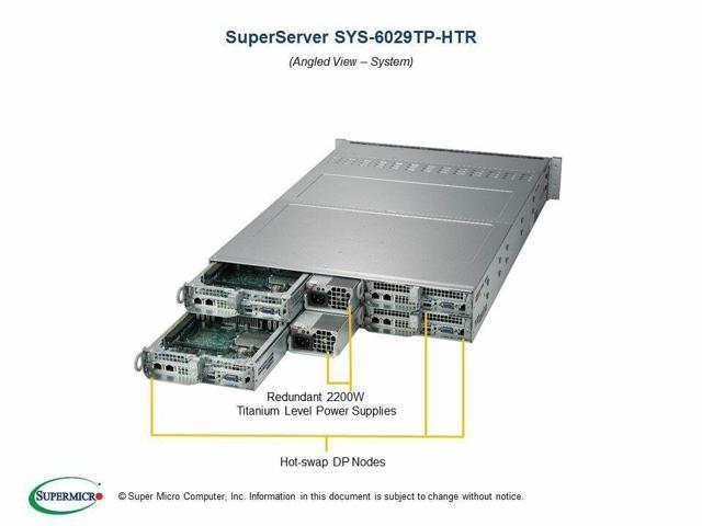 SuperMicro SYS-6029TP-HTR 2U Server