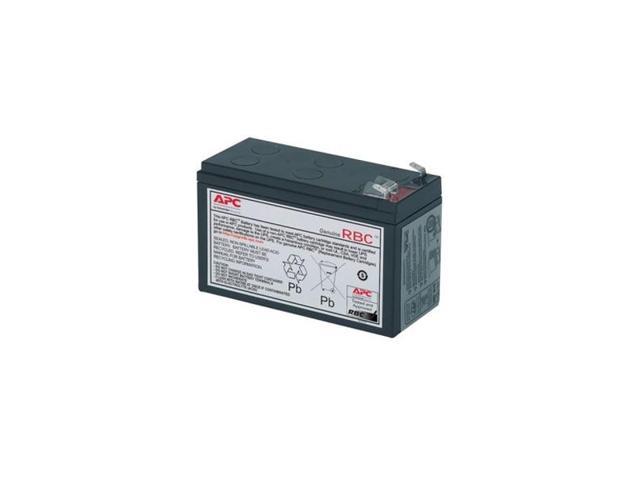 APC UPS Battery Replacement, RBC2, for APC Back-UPS Models BE500R, BK300C, BK350, BK500, BK500BLK, BK500M, BK500MC, BK500MUS, and SC420, SU420NET black