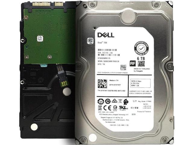 DELL/Seagate Exos 7E8 ST6000NM0115 6TB 7200RPM 6Gb/s 3.5" Enterprise Hard Drive