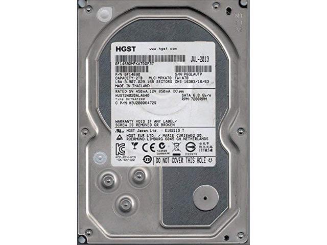 HUS724020ALA640 P/N: 0F14690 MLC: MPKA70 2TB HGST