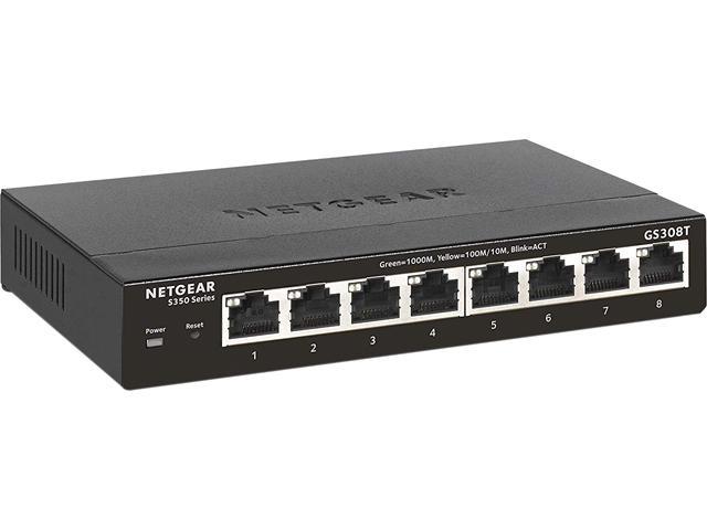 NETGEAR 8-Port Gigabit Ethernet Smart Switch (GS308T)