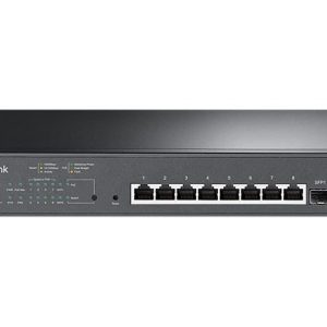 TP-Link TL-SG2210MP | Jetstream 10 Port Gigabit Smart Managed PoE Switch | 8 PoE+ Ports @ 150W, 2 SFP Slots | Omada SDN Integrated | PoE Recovery | IPv6 | Static Routing | Limited Lifetime Protection
