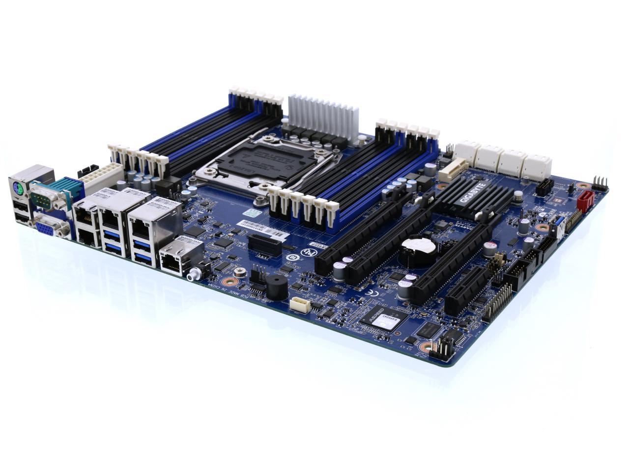 GIGABYTE MU70-SU0 ATX Server Motherboard Mounting pitch: narrow ILM (56 x 94 mm)

Recommended cooling device dimension: 70 x 106 mm

Max. length of M4 screw threads: 3.7 mm

Screws longer than 3.7 mm might damage the motherboard Intel C612