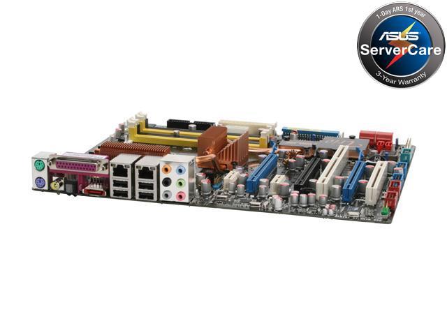 ASUS P5NT WS ATX Server Motherboard LGA 775 NVIDIA nForce Dual PCI-E x 16 DDR2 800