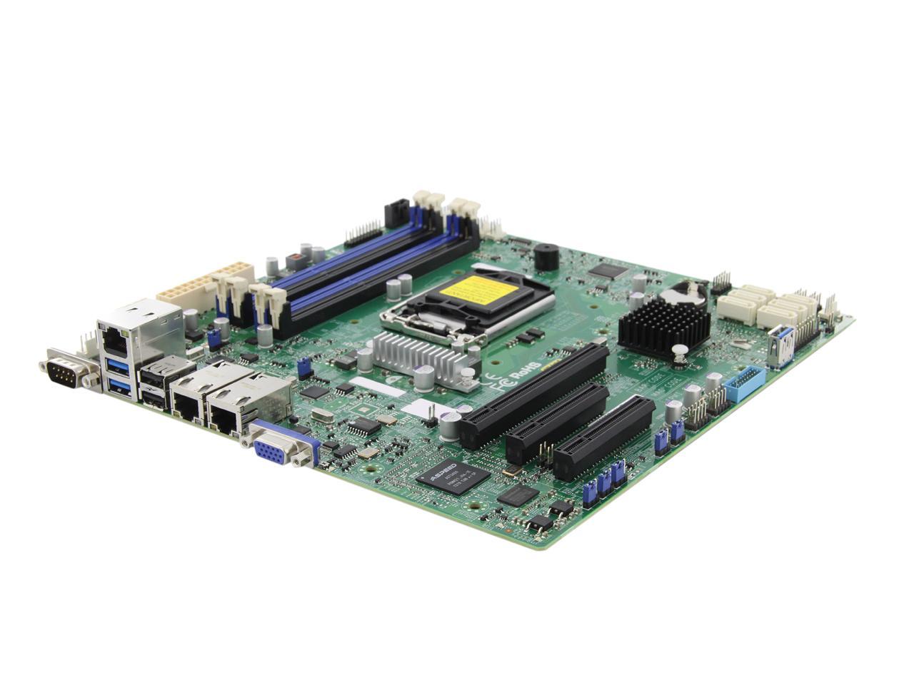 SUPERMICRO MBD-X10SLH-F-O uATX Server Motherboard LGA 1150 Intel C226 DDR3 1600