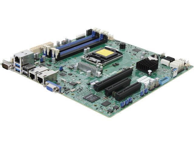 SUPERMICRO MBD-X10SLM+-F-O uATX Server Motherboard LGA 1150 Intel C224 DDR3 1600