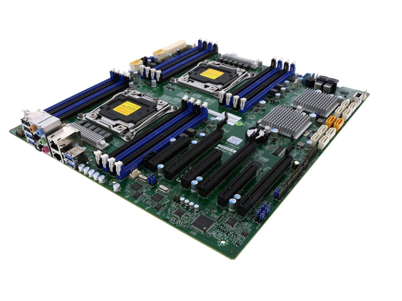 SUPERMICRO MBD-X10DAC-O Extended ATX Xeon Server Motherboard Dual LGA 2011-3 Intel C612