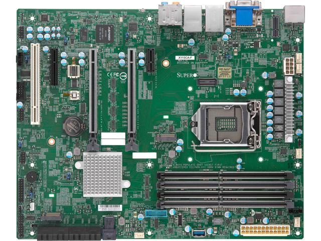 SUPERMICRO MBD-X11SCA-F-O LGA 1151 Intel C246 DDR4 U.2 M.2 DP HDMI DVI VGA IPMI ATX Workstation Motherboard