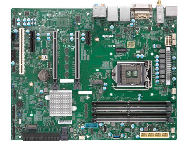 SUPERMICRO MBD-X11SCA-W-O ATX Server Motherboard LGA 1151 Intel C246