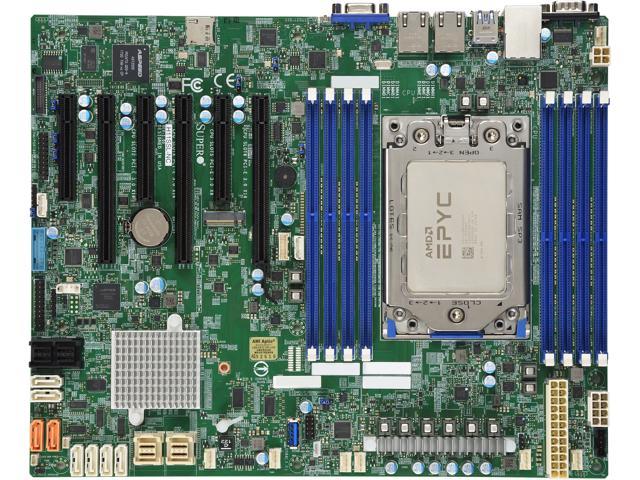 SUPERMICRO MBD-H11SSL-NC Mainboard, Factory Installed with AMD EPYC Rome 64 Cores 7702P CPU