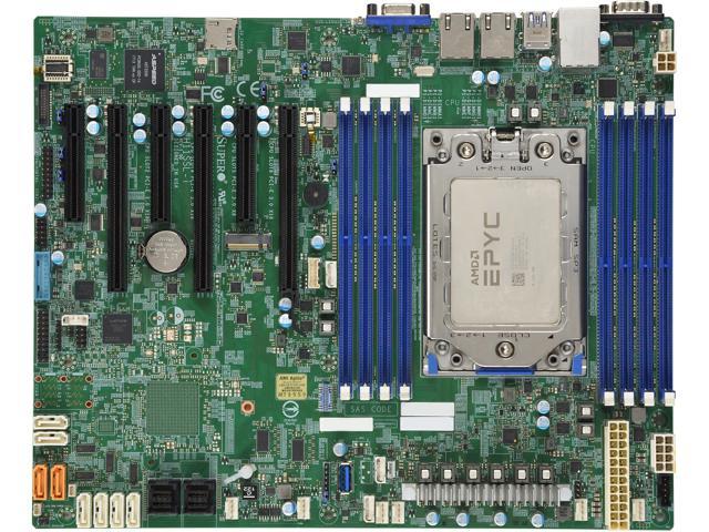 SUPERMICRO MBD-H11SSL-I Mainboard, Installed with AMD EPYC Rome 32 Cores 7502P CPU