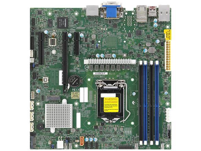 SUPERMICRO MBD-X12SCZ-QF-O Micro ATX Server Motherboard LGA 1200 Intel Q470