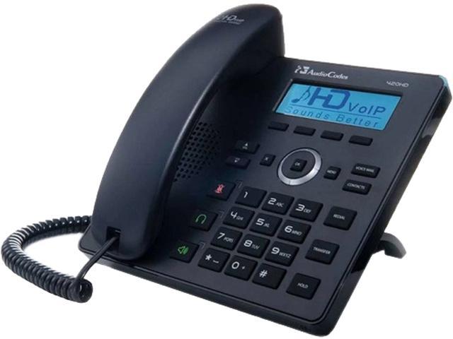AudioCodes 420hd Ip-phone Poe Gbe Black 2 Lines