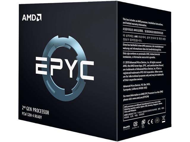 AMD EPYC Rome 7502P 32-Core 2.5 GHz (3.35 GHz Max Boost) Socket SP3 180W 100-100000045WOF Server Processor