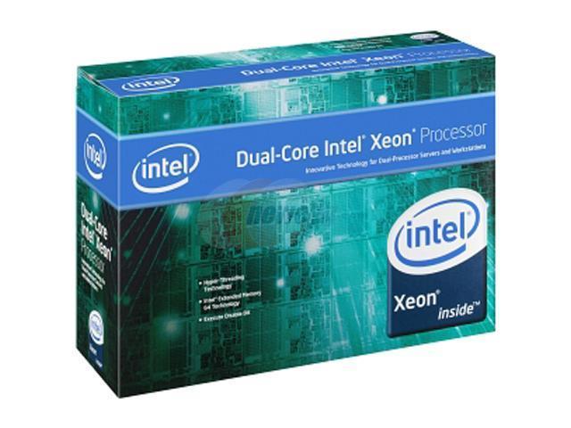 Intel Xeon 5148 Woodcrest 2.33 GHz 4MB L2 Cache LGA 771 40W BX805565148A Active or 1U Low Voltage Version Processor
