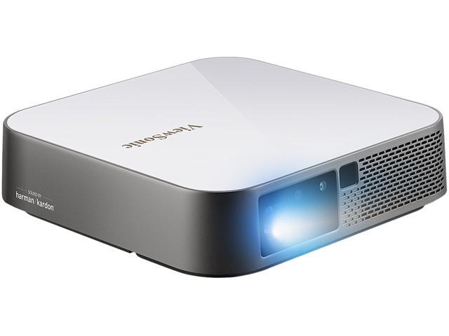 ViewSonic M2e Smart Wi-Fi Portable Mini Projector 1080p with 1000 LED Lumens H/V Keystone Auto Focus Harman Kardon Bluetooth Speakers USB Type C