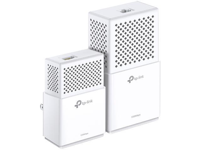 TP-Link AV1000 Powerline WiFi Extender (TL-WPA7510 KIT)- Powerline Adapter with Dual Band WiFi, Gigabit Port, Plug&Play, Power Saving, Ideal for Smart TV, Online Gaming