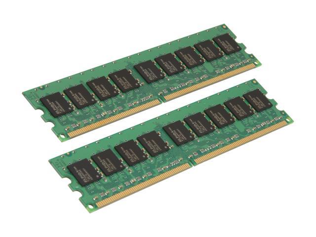 Kingston 4GB (2 x 2GB) 240-Pin DDR2 SDRAM ECC Unbuffered DDR2 800 (PC2 6400) Desktop Memory Model KVR800D2E6K2/4G