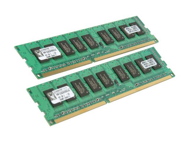 Kingston 4GB (2 x 2GB) 240-Pin DDR3 SDRAM ECC Unbuffered DDR3 1333 Server Memory Model KVR1333D3E9SK2/4G
