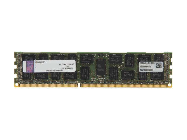 Kingston 8GB 240-Pin DDR3 SDRAM ECC Registered DDR3 1333 System Specific Memory Model KTD-PE313LV/8G
