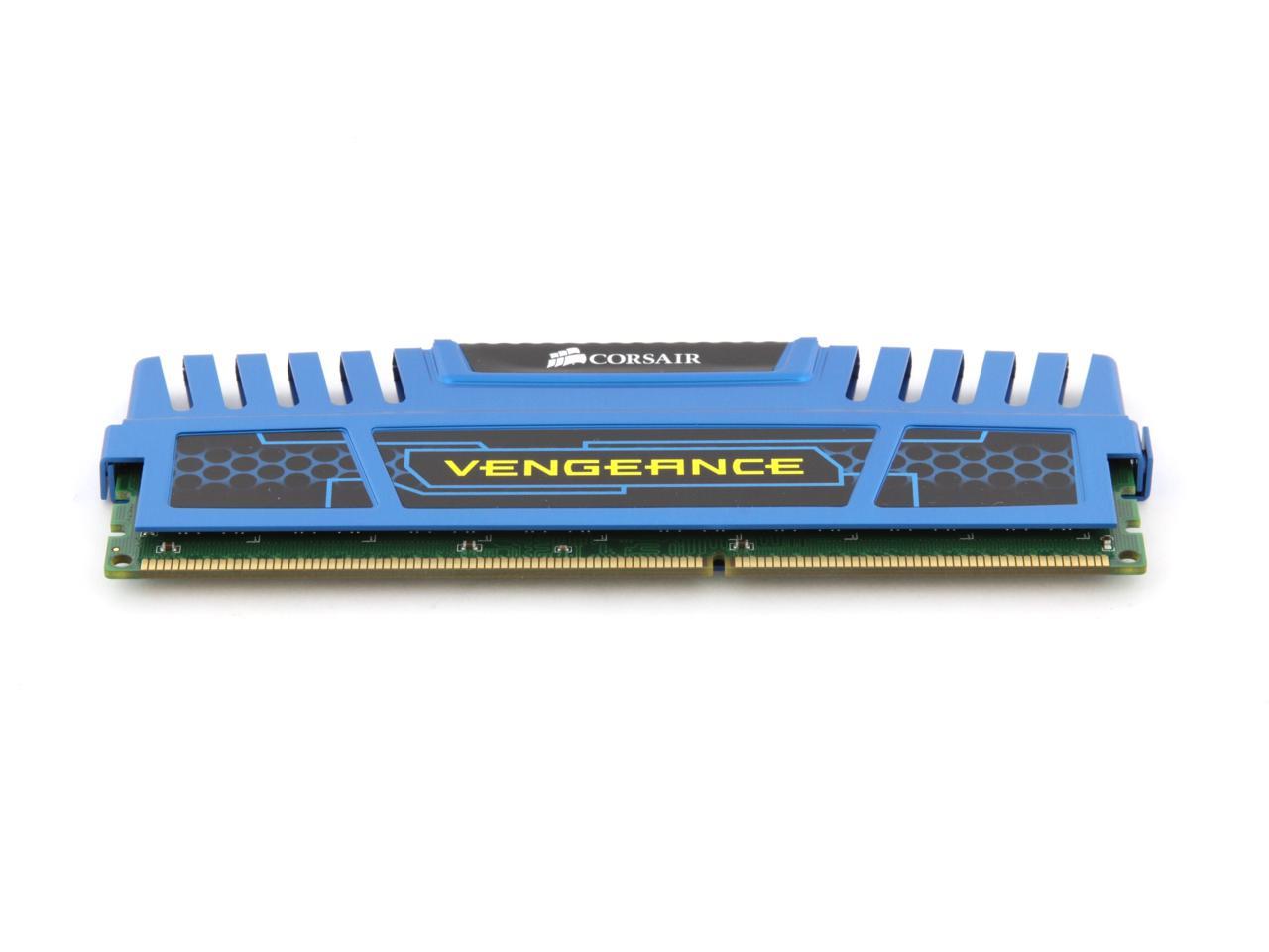 CORSAIR Vengeance 8GB (2 x 4GB) 240-Pin PC RAM DDR3 1600 (PC3 12800) Desktop Memory Model CMZ8GX3M2A1600C9B