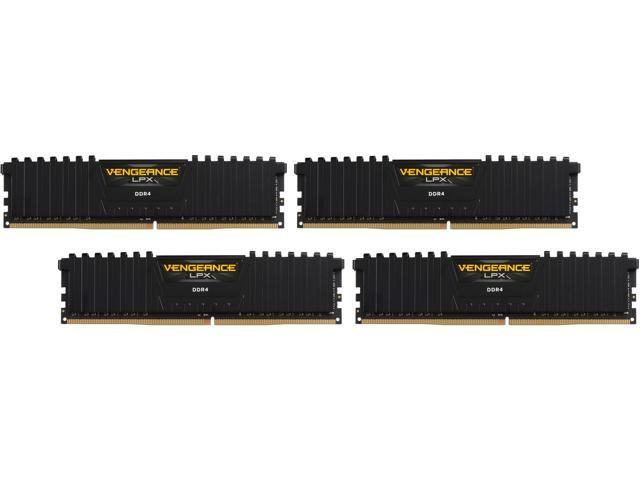 CORSAIR Vengeance LPX 32GB (4 x 8GB) 288-Pin PC RAM DDR4 3200 (PC4 25600) Desktop Memory Model CMK32GX4M4B3200C16