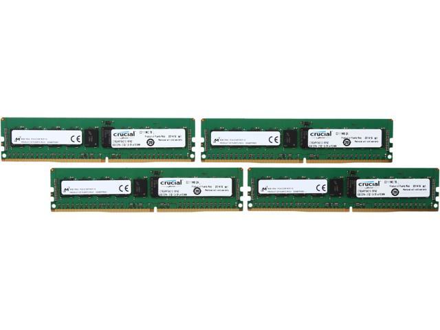 Crucial 32GB (4 x 8GB) 288-Pin DDR4 SDRAM ECC DDR4 2133 (PC4 17000) Server Memory Model CT4K8G4RFS4213