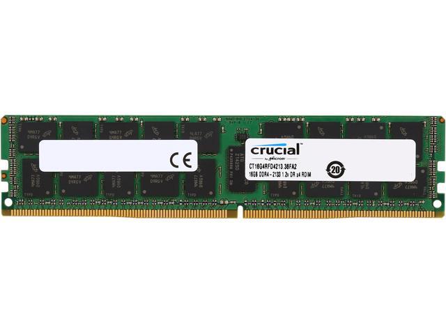 Crucial  CT16G4RFD4213 16GB  288-Pin DDR4 2133 Server Memory