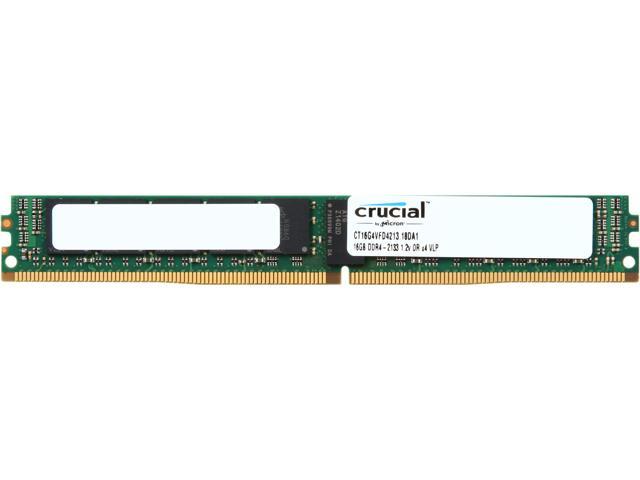 Crucial 16GB 288-Pin DDR4 SDRAM ECC Registered DDR4 2133 (PC4 17000) Server Memory Model CT16G4VFD4213