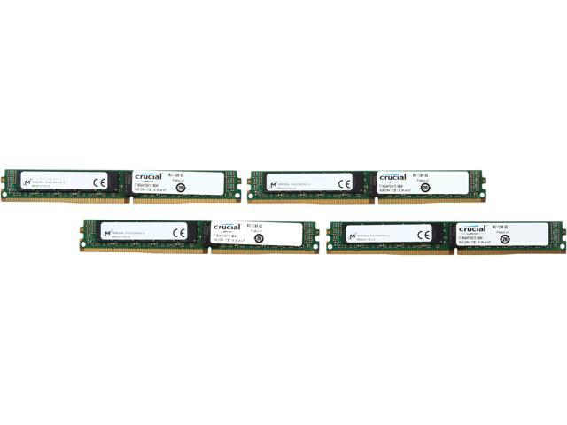 Crucial 64GB (4 x 16GB) 288-Pin DDR4 SDRAM ECC Registered DDR4 2133 (PC4 17000) Server Memory Model CT4K16G4VFD4213