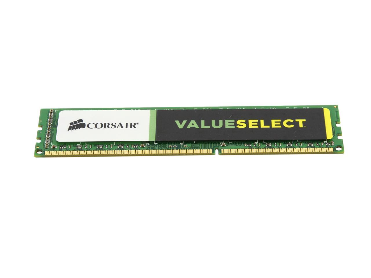 CORSAIR ValueSelect 4GB DDR3 1600 Desktop Memory Model CMV4GX3M1A1600C11