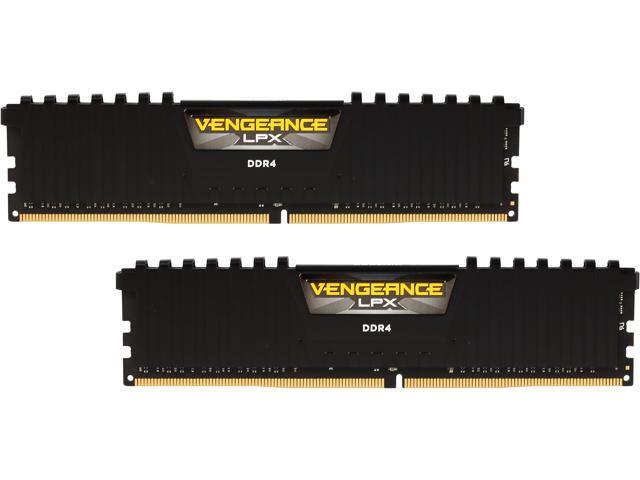 CORSAIR Vengeance LPX 8GB (2 x 4GB) 288-Pin PC RAM DDR4 2666 (PC4 21300) Desktop Memory Model CMK8GX4M2A2666C16