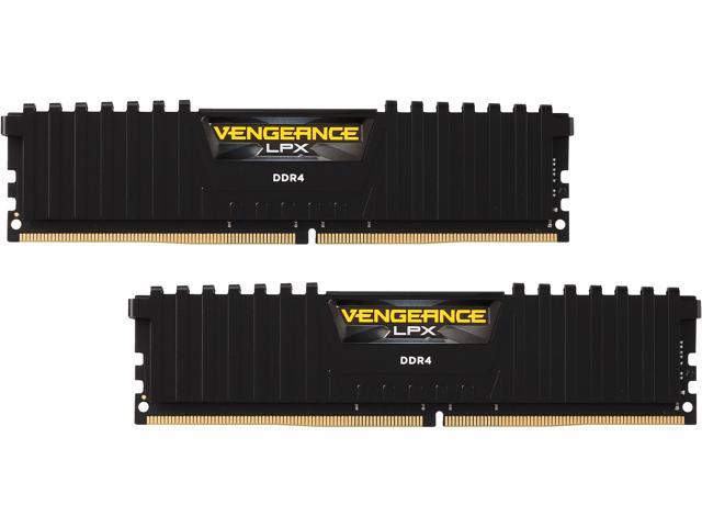 CORSAIR Vengeance LPX 16GB (2 x 8GB) 288-Pin PC RAM DDR4 2133 (PC4 17000) Desktop Memory Model CMK16GX4M2A2133C13