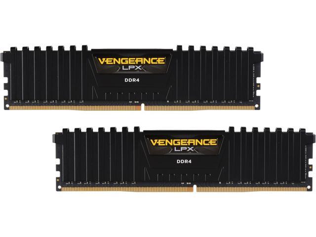CORSAIR Vengeance LPX 8GB (2 x 4GB) 288-Pin PC RAM DDR4 2400 (PC4 19200) Desktop Memory Model CMK8GX4M2A2400C16