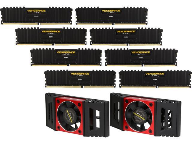 CORSAIR Vengeance LPX 128GB (8 x 16GB) 288-Pin PC RAM DDR4 2666 (PC4 21300) Desktop Memory Model CMK128GX4M8A2666C16