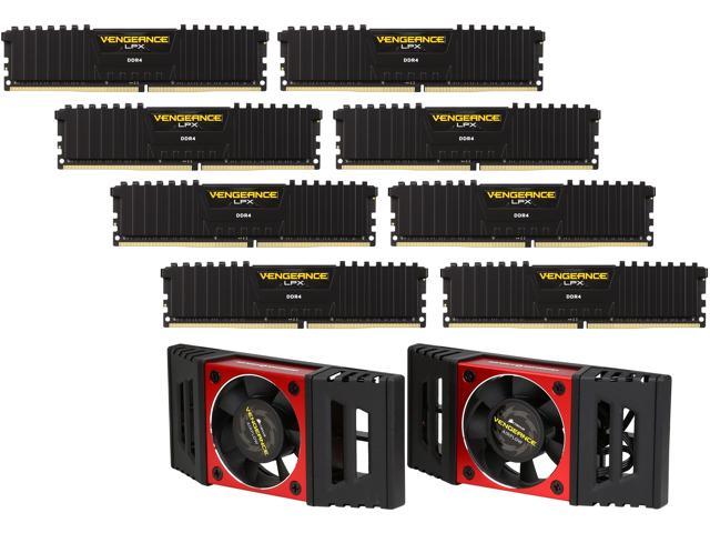 CORSAIR Vengeance LPX 128GB (8 x 16GB) 288-Pin PC RAM DDR4 3000 (PC4 24000) Desktop Memory Model CMK128GX4M8B3000C16