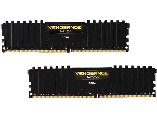 CORSAIR Vengeance LPX 32GB (2 x 16GB) 288-Pin PC RAM DDR4 2400 (PC4 19200) Desktop Memory Model CMK32GX4M2A2400C16
