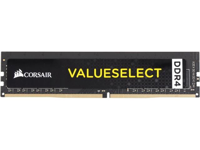 CORSAIR ValueSelect 8GB (1 x 8GB) DDR4 2400 C16 1.2V for Intel 7th Gen and AMD Ryzen