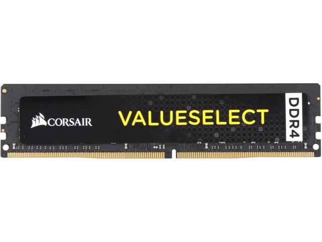 CORSAIR ValueSelect 16GB 288-Pin DDR4 SDRAM 2400 (PC4-19200) Desktop Memory Model CMV16GX4M1A2400C16 Intel 7th Gen and AMD Ryzen Ready