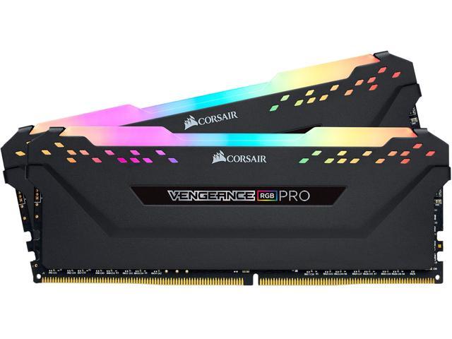 CORSAIR Vengeance RGB Pro 16GB (2 x 8GB) 288-Pin DDR4 DRAM DDR4 3000 (PC4 24000) Desktop Memory Model CMW16GX4M2C3000C15