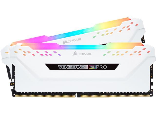 CORSAIR Vengeance RGB Pro 16GB (2 x 8GB) 288-Pin DDR4 DRAM DDR4 2666 (PC4 21300) Desktop Memory Model CMW16GX4M2A2666C16W